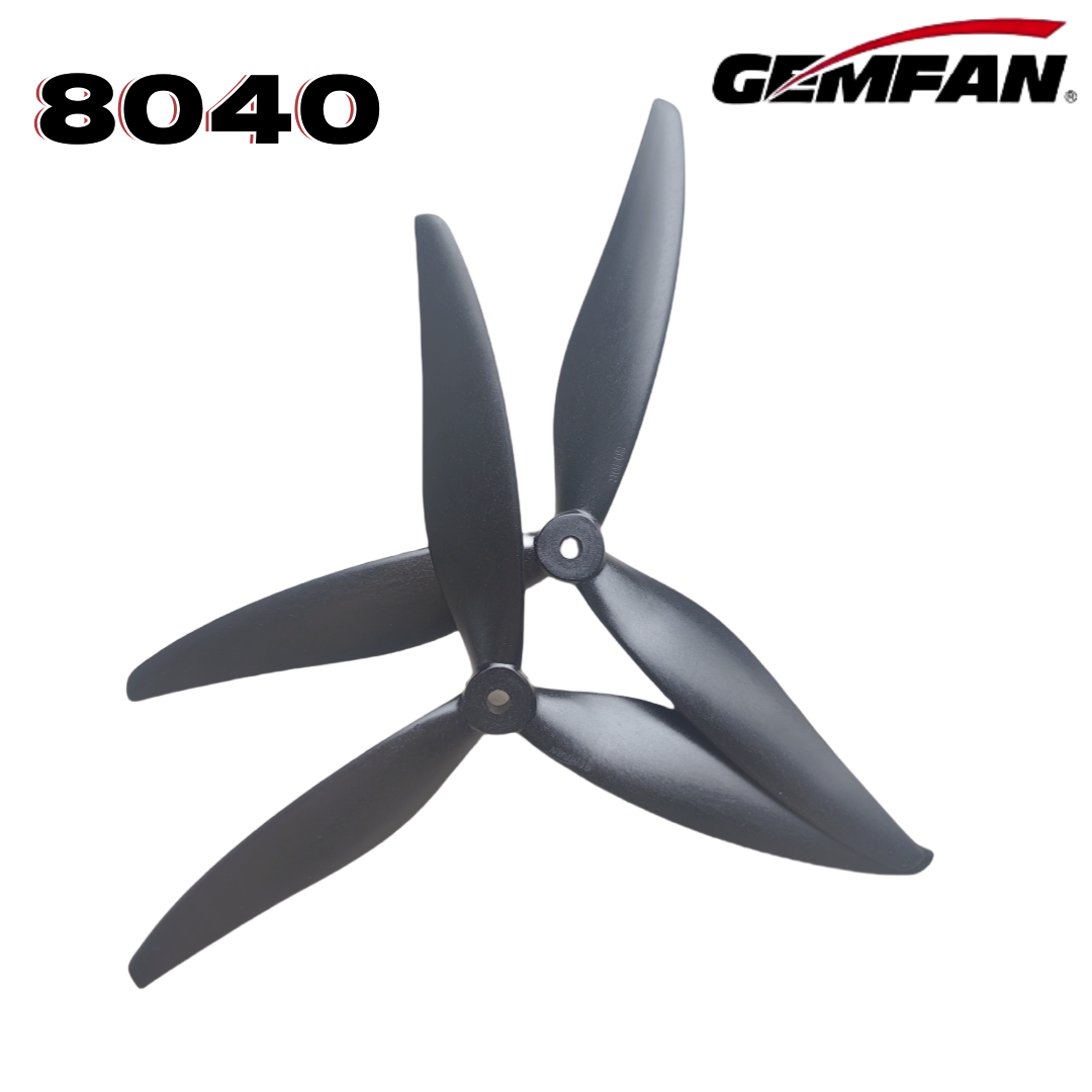 Drone Rc Diy - Gemfan 8040 8X4X3 3-blade 8-inch Propeller
