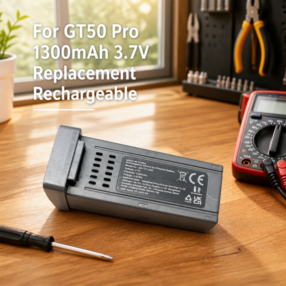 Drone Rc Gt50 - 1300mAh 3.7V Rechargeable Li-ion Battery for