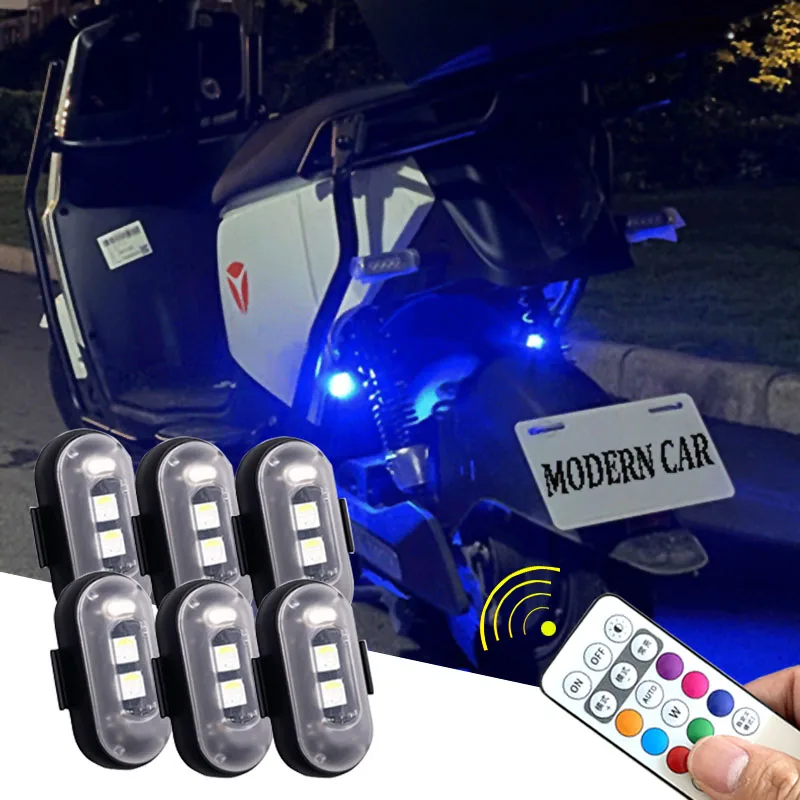 Drone Rc Signal - 2/4/8Pcs Wireless Remote Control Strobe Light