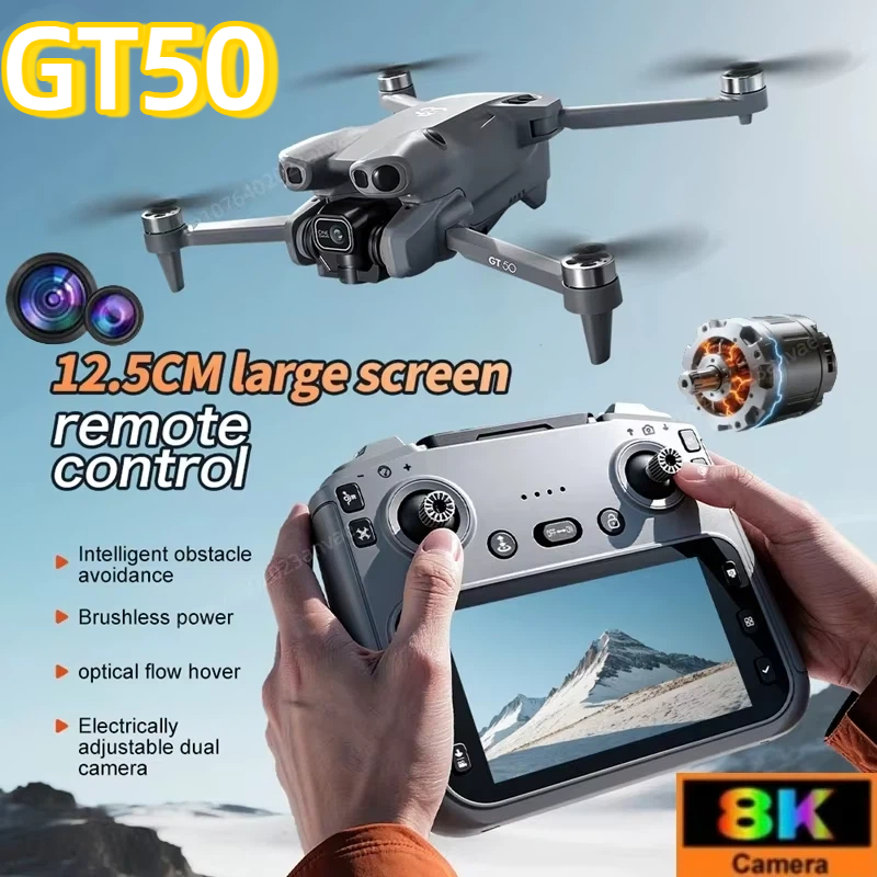 Drone Rc Gt50 - GT50 RC Drone 8K HD Aerial