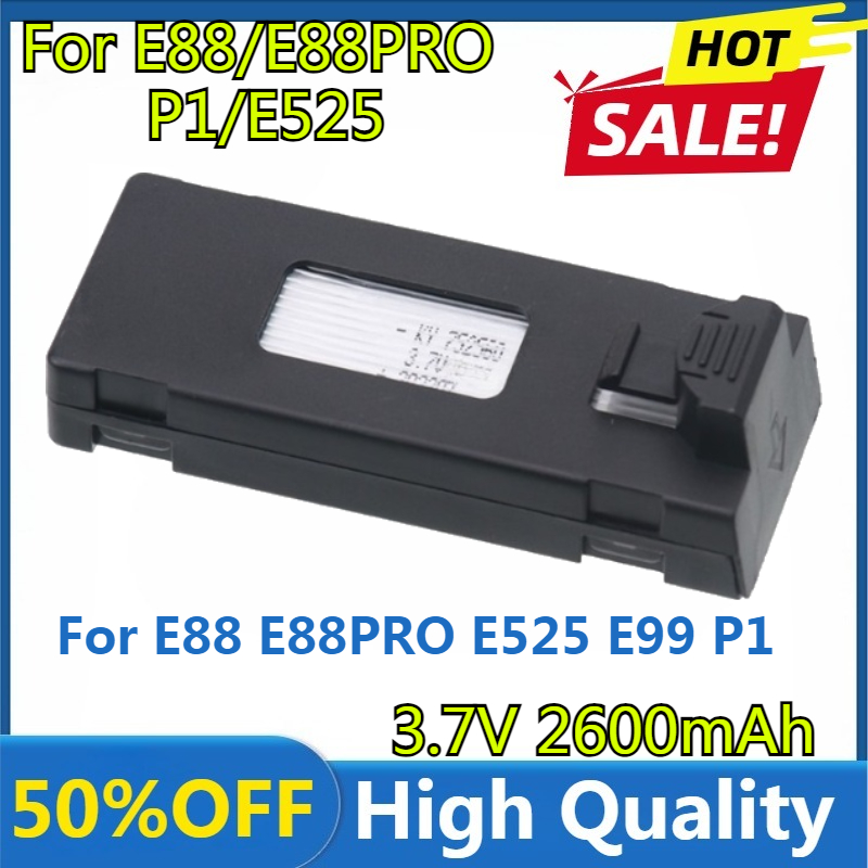 Drone Rc E88 Pro - E88 Battery 3.7V 2600mAh Lipo Battery