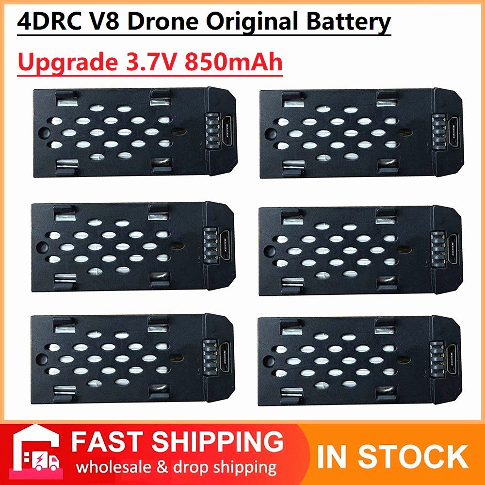 Drone Tech Rc - 4DRC V8 Drone Original Battery 3.7V