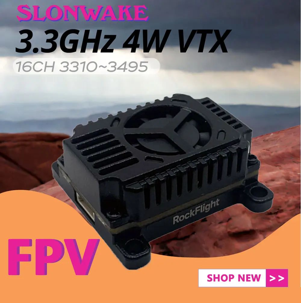 SLONWAKE FPV 3.3G 16CH 4000mW  - đánh giá và giá Drone Rc Control