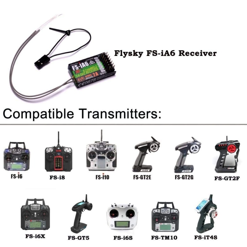 Flysky FS-IA6 Receiver 6CH Dua - đánh giá và giá Drone Rc Racing