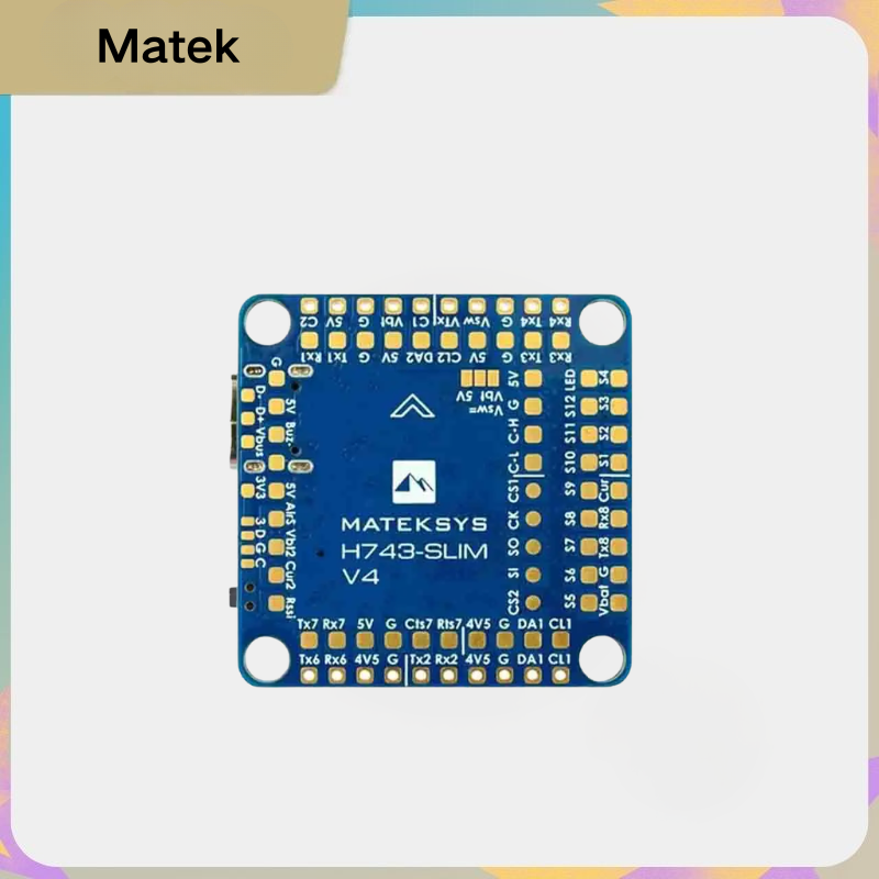 Matek H743 SLIM V4 Flight Cont - đánh giá và giá Drone Rc V4