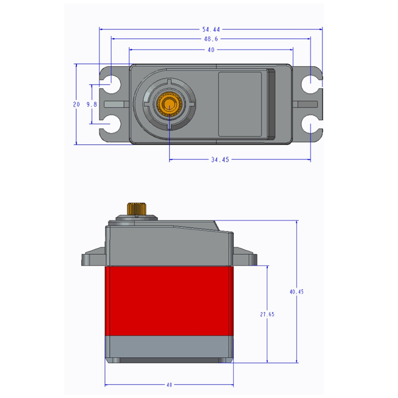 20KG Digital Servo Large Torqu - đánh giá và giá Drone Switch Rc