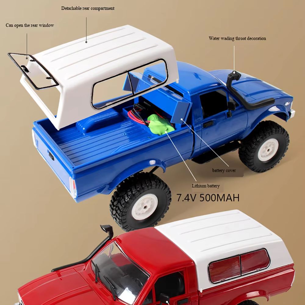 C24 1/16 WPL RC Car 2.4G Remot - đánh giá và giá Drone Lidi Rc