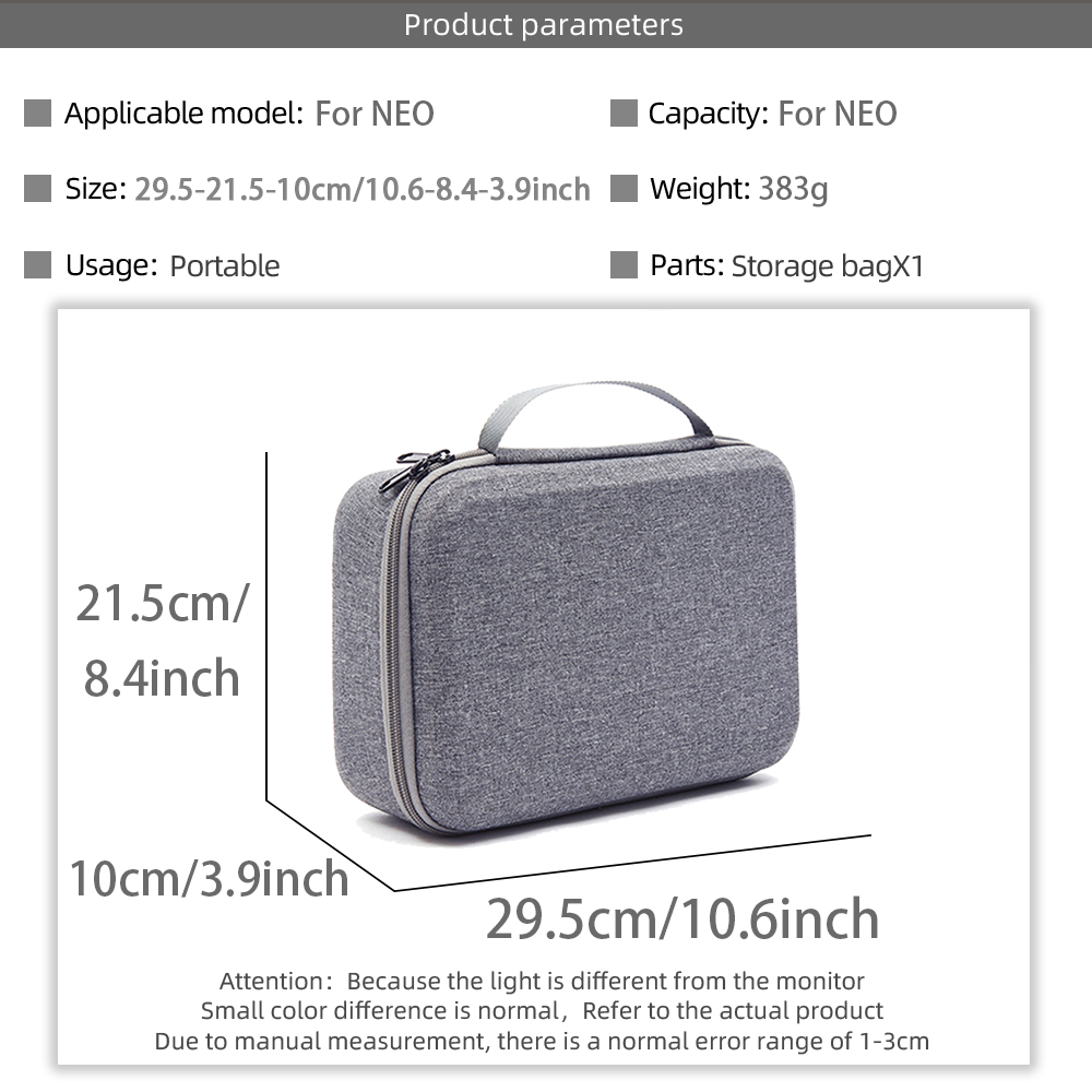 Shockproof Storage Bag For DJI - đánh giá và giá Drone Neo Rc