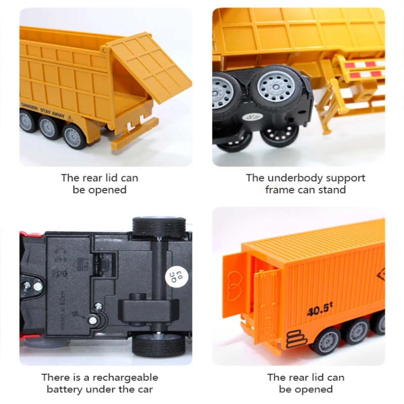 1/48 RC Container Truck Toy Ki - đánh giá và giá Drone Or Rc Car