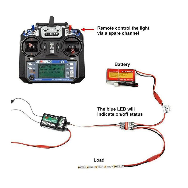 2-20A High Current Remote Cont - đánh giá và giá Drone Switch Rc