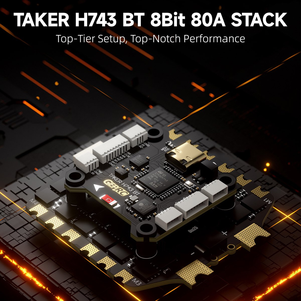 GEPRC TAKER H743 BT 8Bit 80A S - đánh giá và giá Drone Tech Rc