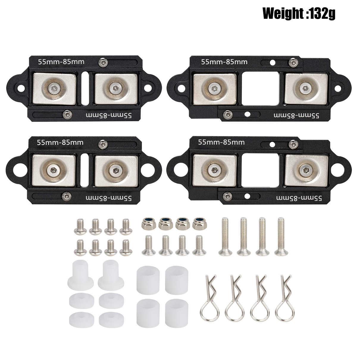4PCS 55-85mm Adjustable Magnet - đánh giá và giá Rc Car Body Shell