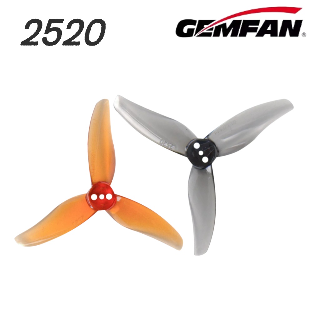 4Pairs Gemfan Hurricane 2520 2 - đánh giá và giá Drone Tech Rc