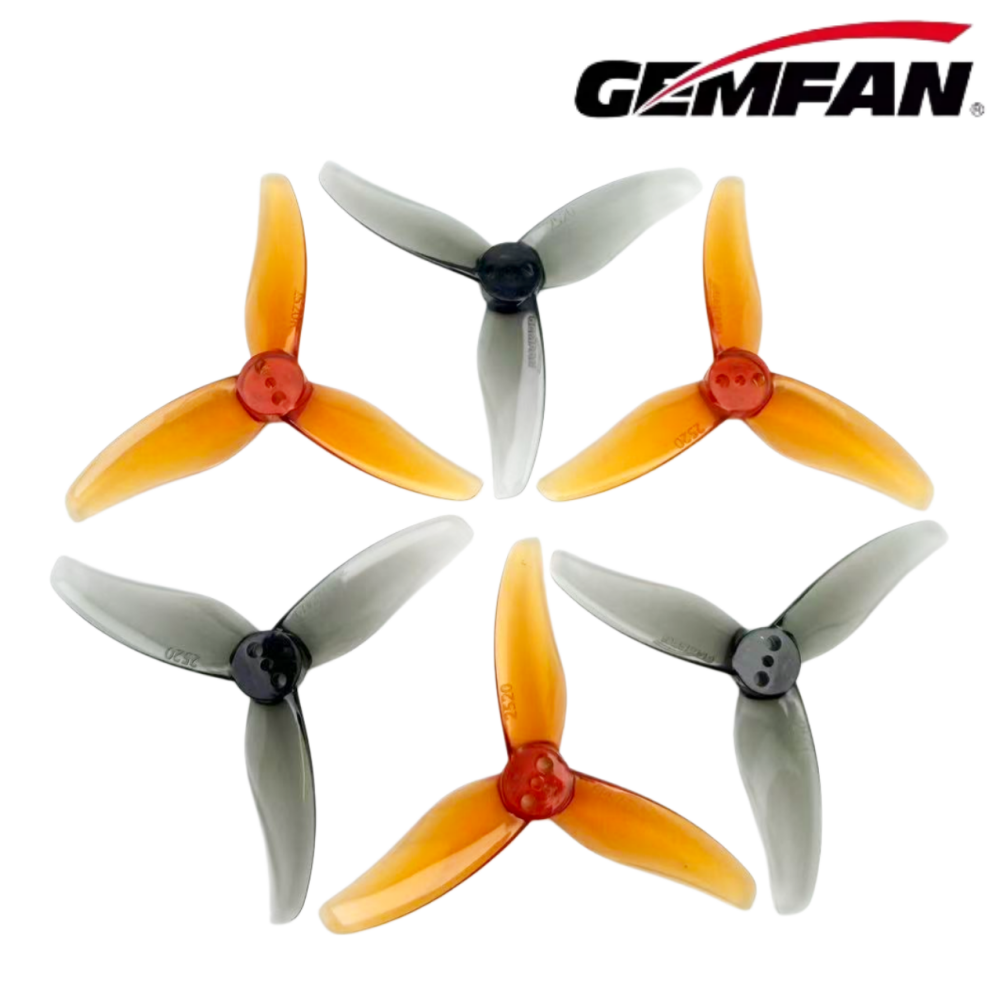4Pairs Gemfan Hurricane 2520 2 - đánh giá và giá Drone Tech Rc