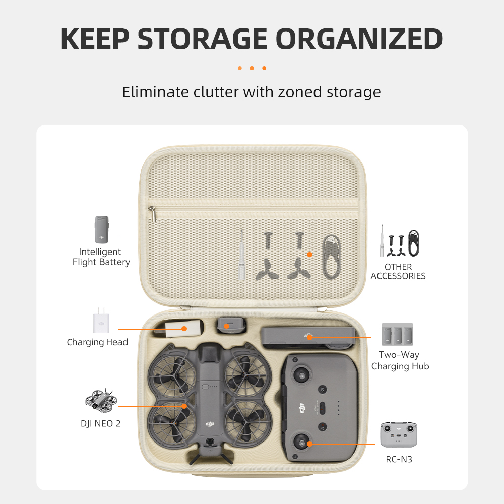 Storage Bag for DJI Neo 2 Fly  - đánh giá và giá Drone Neo Rc