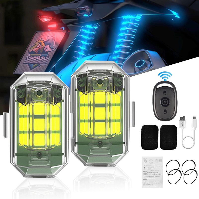 1/2/4Pc Remote Motorcycle Ligh - đánh giá và giá Drone Rc Signal