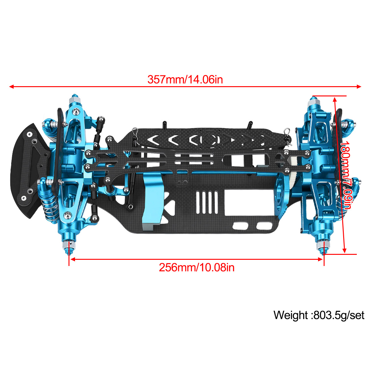 Aluminum & Carbon Fiber Frame  - đánh giá và giá Rc Car Body Shell
