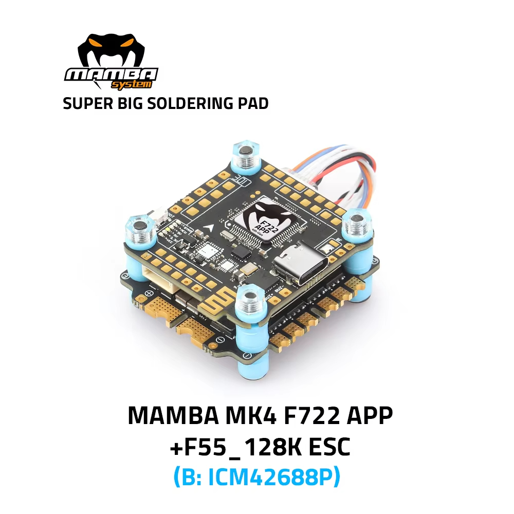 Diatone MAMBA F722 APP MK4 WIF - đánh giá và giá Betaflight Flight Controller