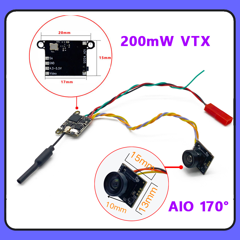 SLONWAKE 5.8G 1200TVL FPV Came - đánh giá và giá Rc Airplane Drone