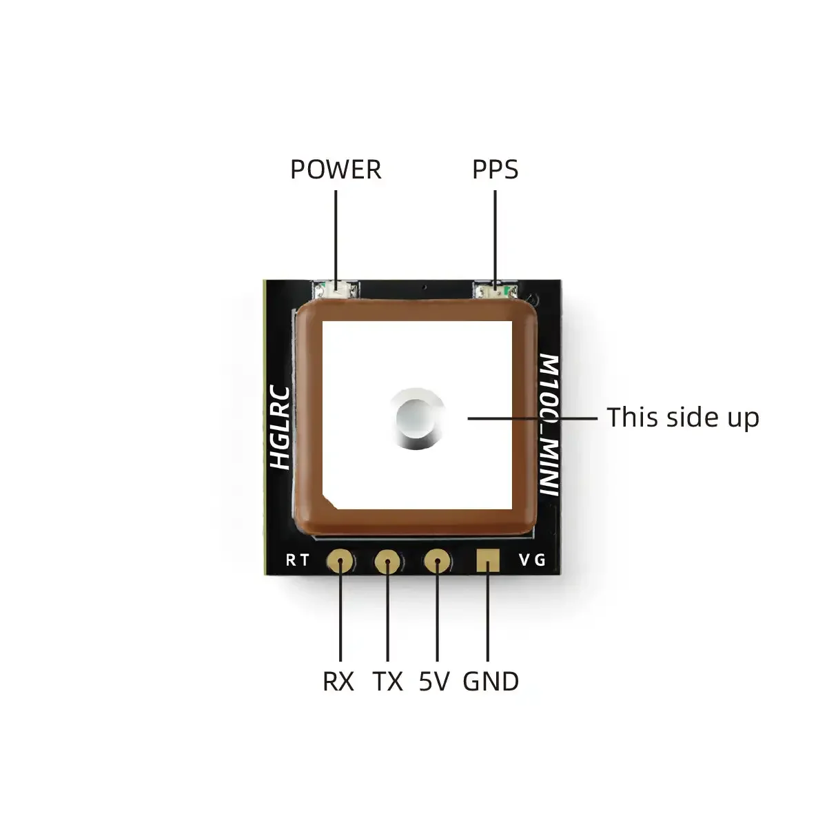 HGLRC M100 MINI GPS Module M10 - đánh giá và giá Drone Tech Rc