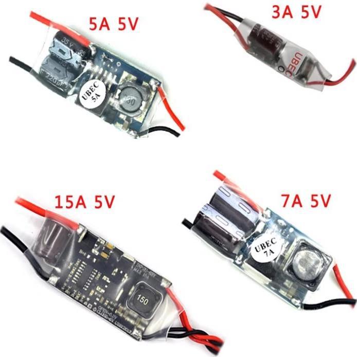 RC UBEC 3A 5A 7A 15A Lowest RF - đánh giá và giá Drone Switch Rc