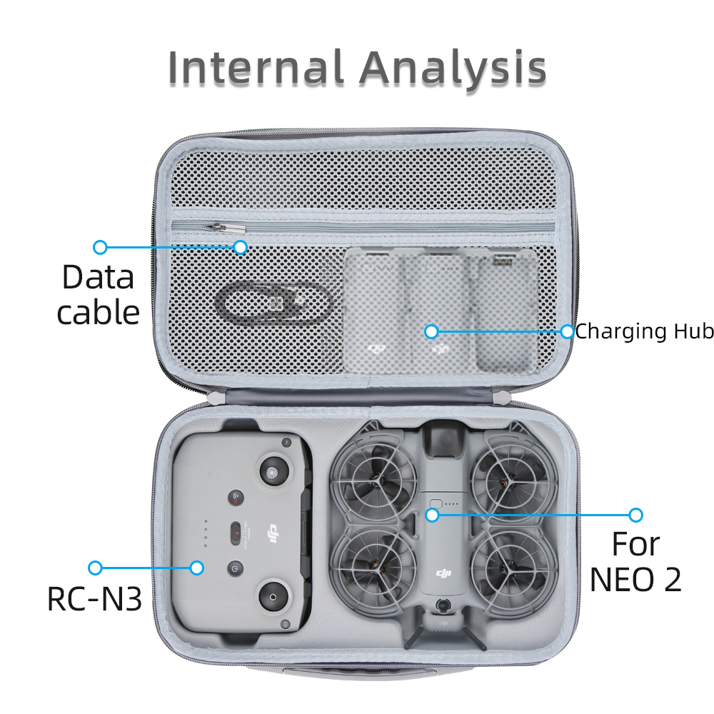 Portable Case PU Waterproof Sh - đánh giá và giá Drone Neo Rc