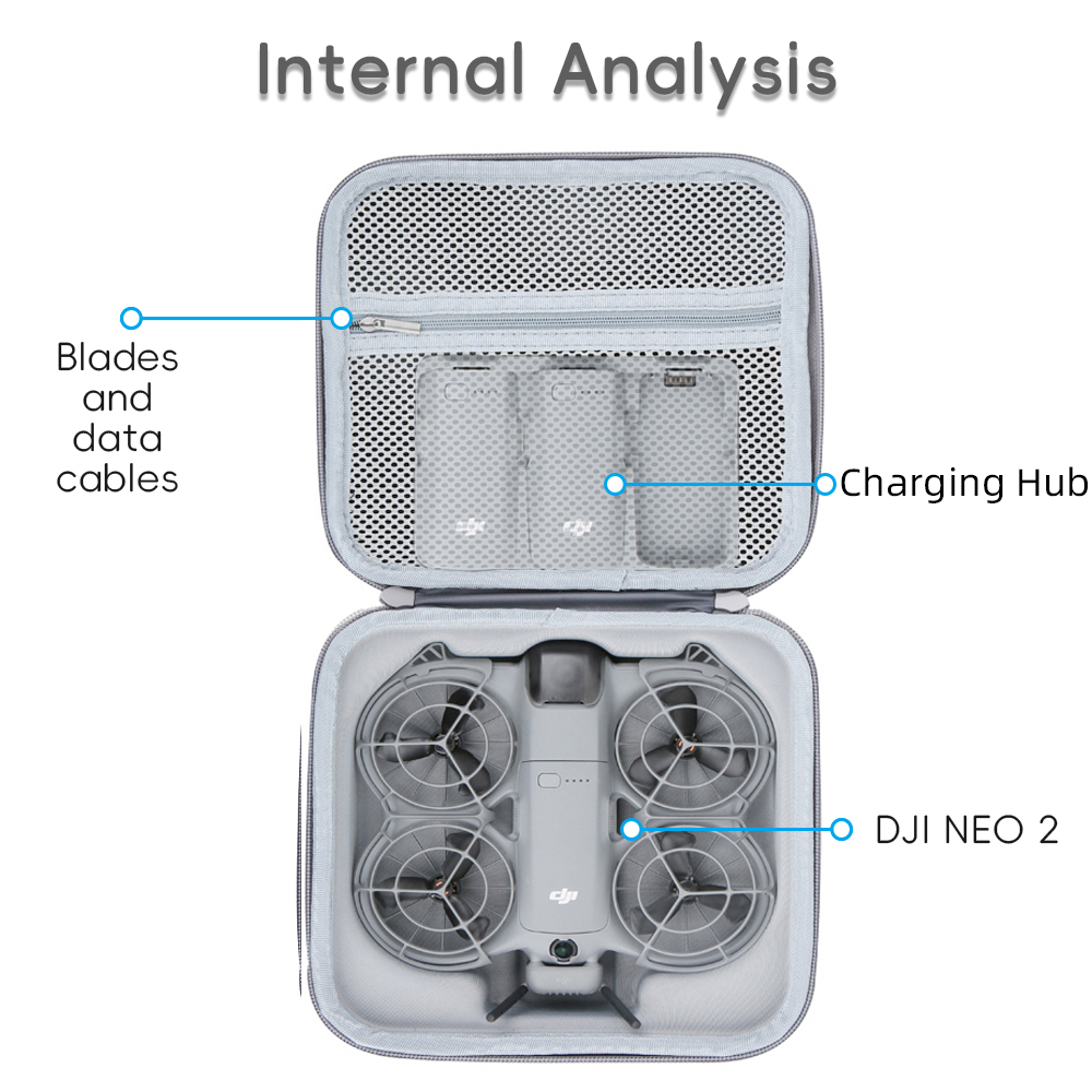 Portable Case PU Waterproof Sh - đánh giá và giá Drone Neo Rc