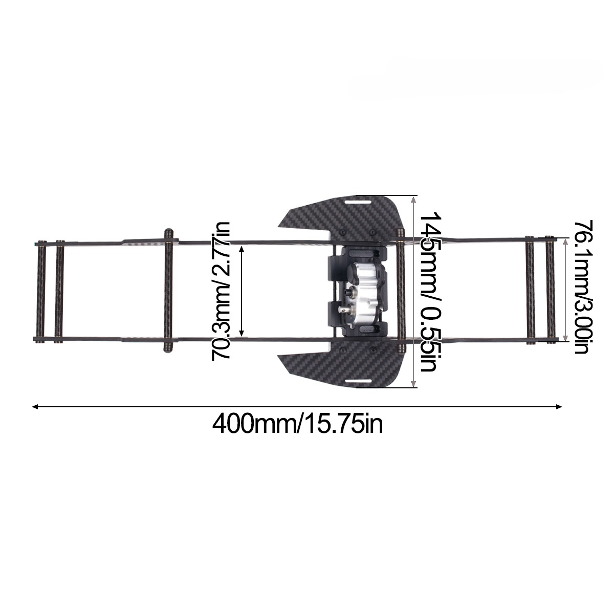 LCG Chassis Kit for 1/10 RC Cr - đánh giá và giá Rc Car Body Shell