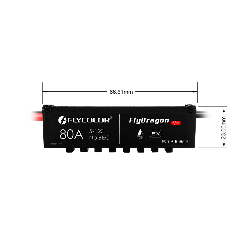 Flycolor FlyDragon 80A V4 ESC  - đánh giá và giá Drone Rc V4
