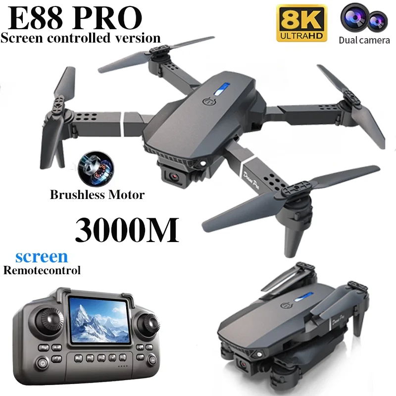 E88 PRO Drone with screen 4K H - đánh giá và giá Drone Rc E88 Pro