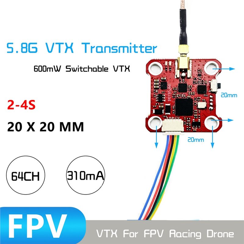 B27B MINI008 VTX 64CH 5.8G Ana - đánh giá và giá Drone Rc Signal